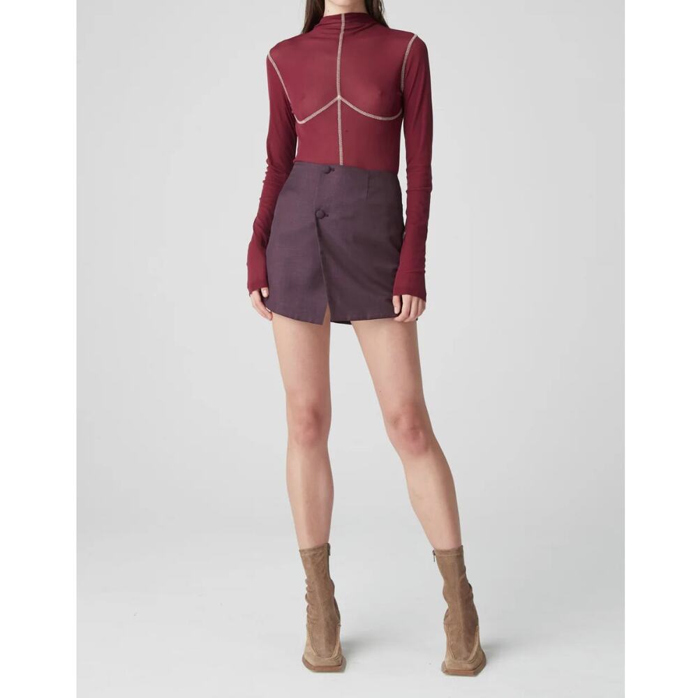 ATOIR X LARA WORTHINGTON 002 Top (Maroon) NWT sie XS